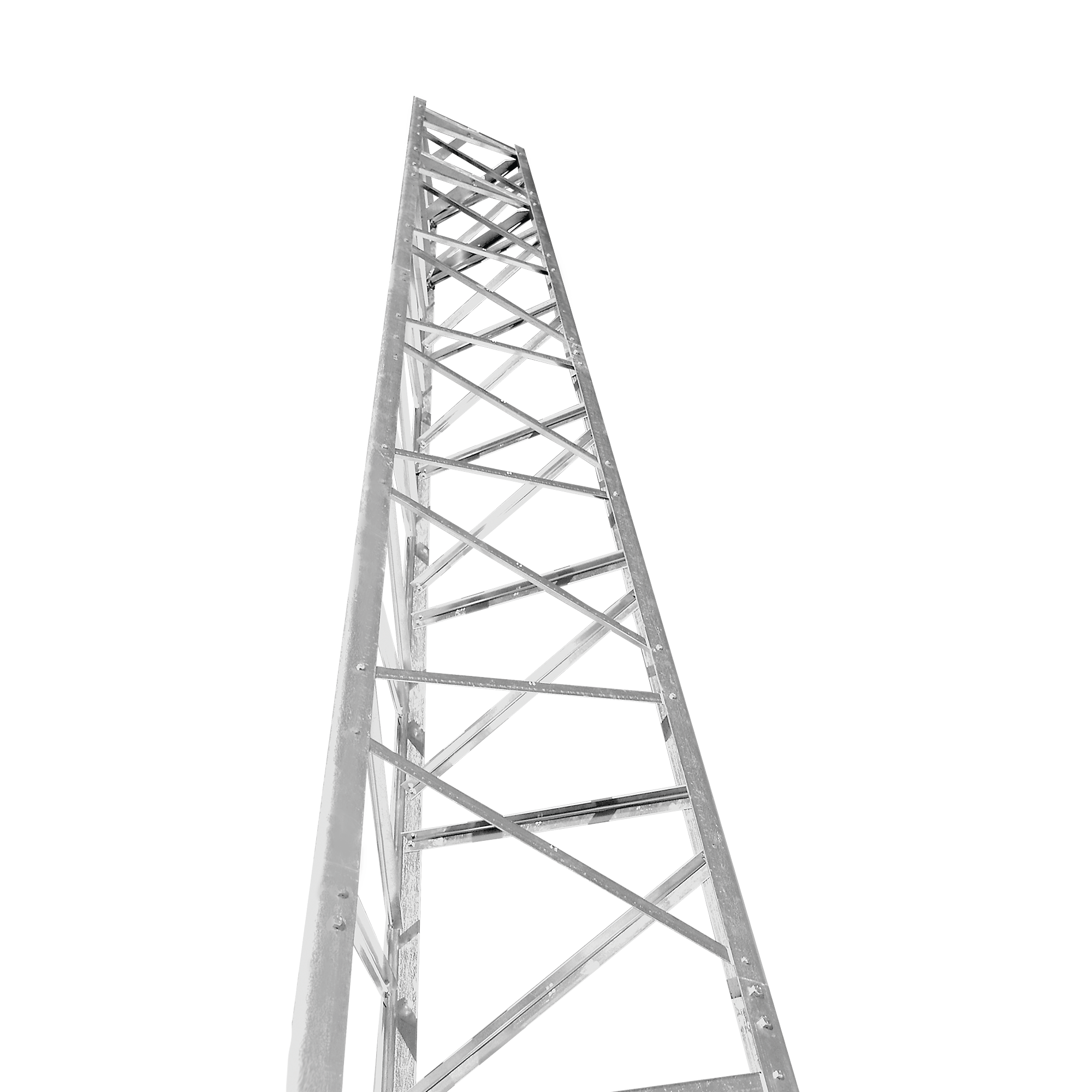 Torre Autosoportada TITAN T-300 de 17 metros (56 pies) con Base.