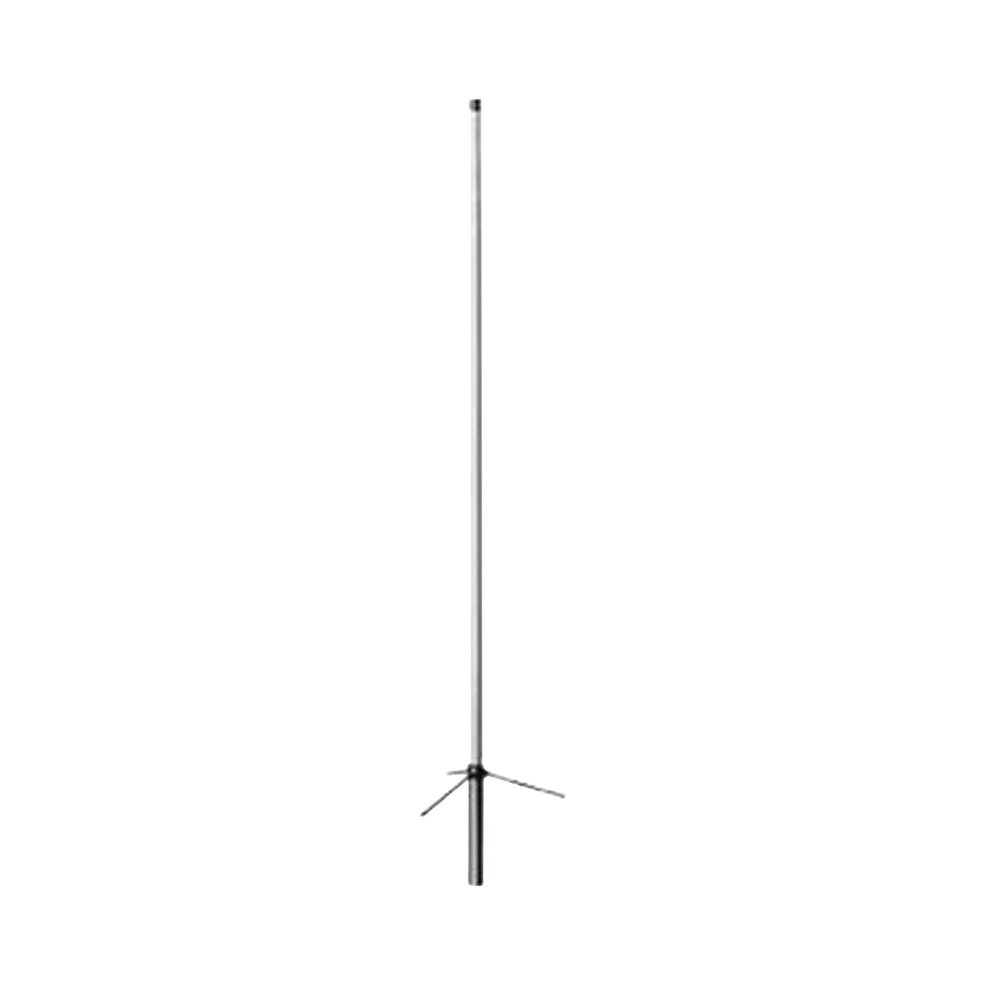 Antena base UHF, fibra de vidrio ajustable, rango de frecuencia 400 - 470 MHz