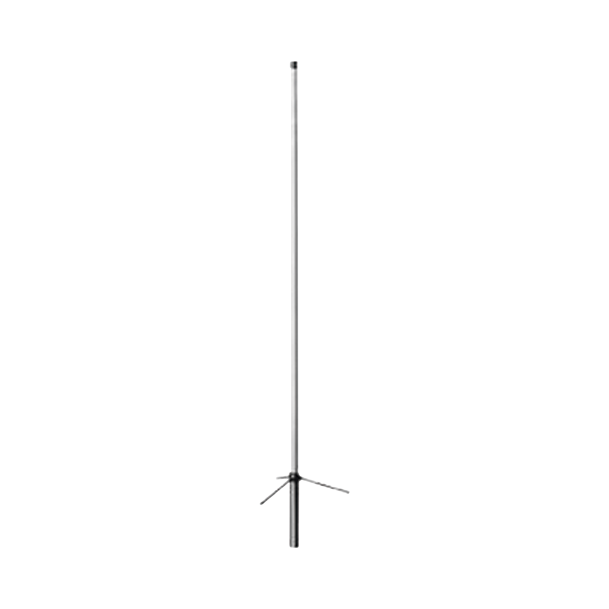 Antena base UHF, fibra de vidrio ajustable, rango de frecuencia 430 - 490 MHz