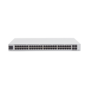 UniFi Switch USW-Pro-48, Capa 3 de 48 puertos Gigabit RJ-45 + 4 puertos 1/10G SFP+, pantalla informativa