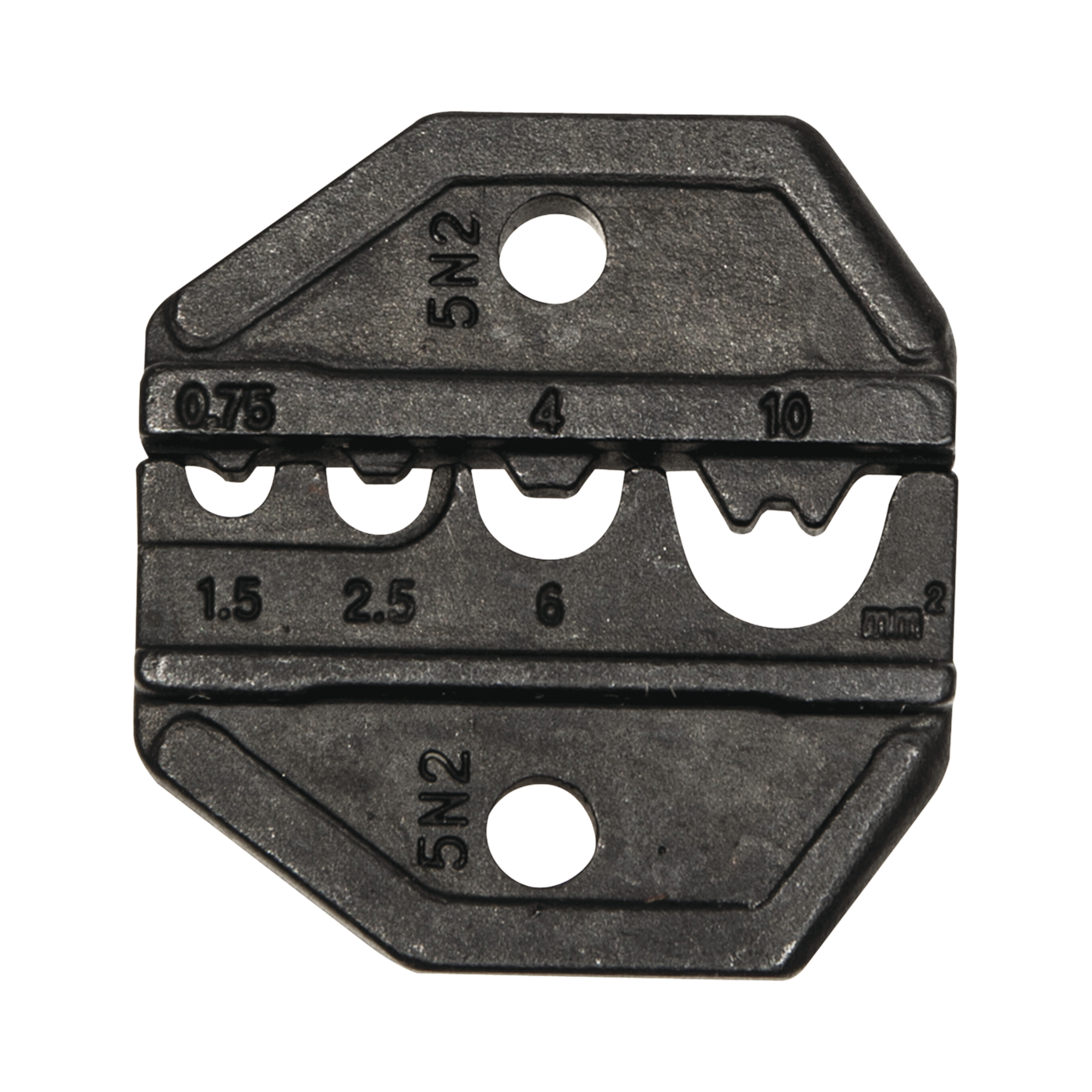 Matriz Ponchadora para Terminales sin Aislamiento, 8-18 AWG. Compatible con Pinza Ponchadora VDV200-010.