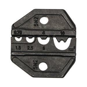 Matriz Ponchadora para Terminales sin Aislamiento, 8-18 AWG. Compatible con Pinza Ponchadora VDV200-010.