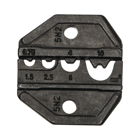 Matriz Ponchadora para Terminales sin Aislamiento, 8-18 AWG. Compatible con Pinza Ponchadora VDV200-010.