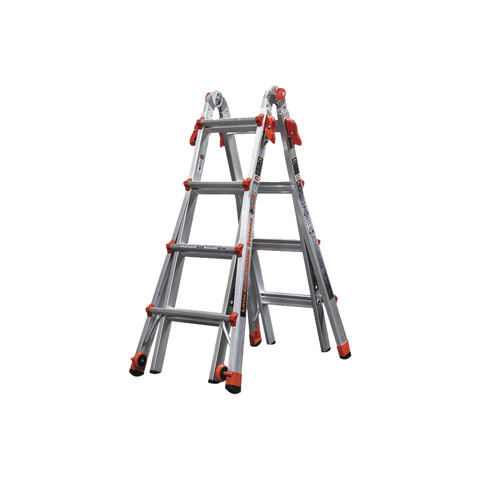 Escalera Multi-Posiciones de 5.18 m (17') para Superficies Inclinadas  (SKU 15417-001).