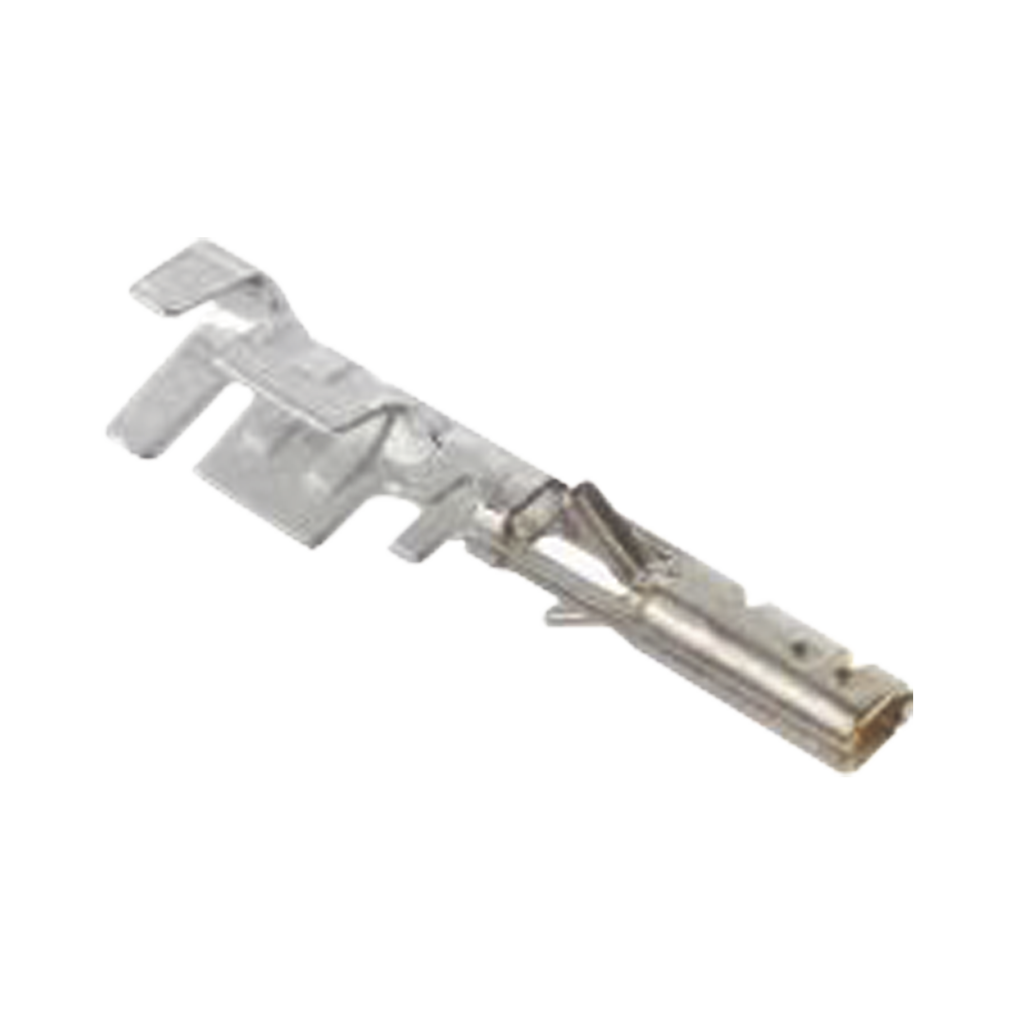 Terminal Hembra Plegable para cables 20-24 AWG, de Potencia para Conectores Molex 3.0 mm, Baño de Oro de 15 micro pulgadas.