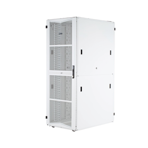 Gabinete FlexFusion para Centros de Datos, 42 UR, 600 mm de Ancho, 1070 mm de Profundidad, Fabricado en Acero, Color Blanco