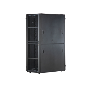 Gabinete FlexFusion para Centros de Datos, 42 UR, 800 mm de Ancho, 1200 mm de Profundidad, Fabricado en Acero, Color Negro