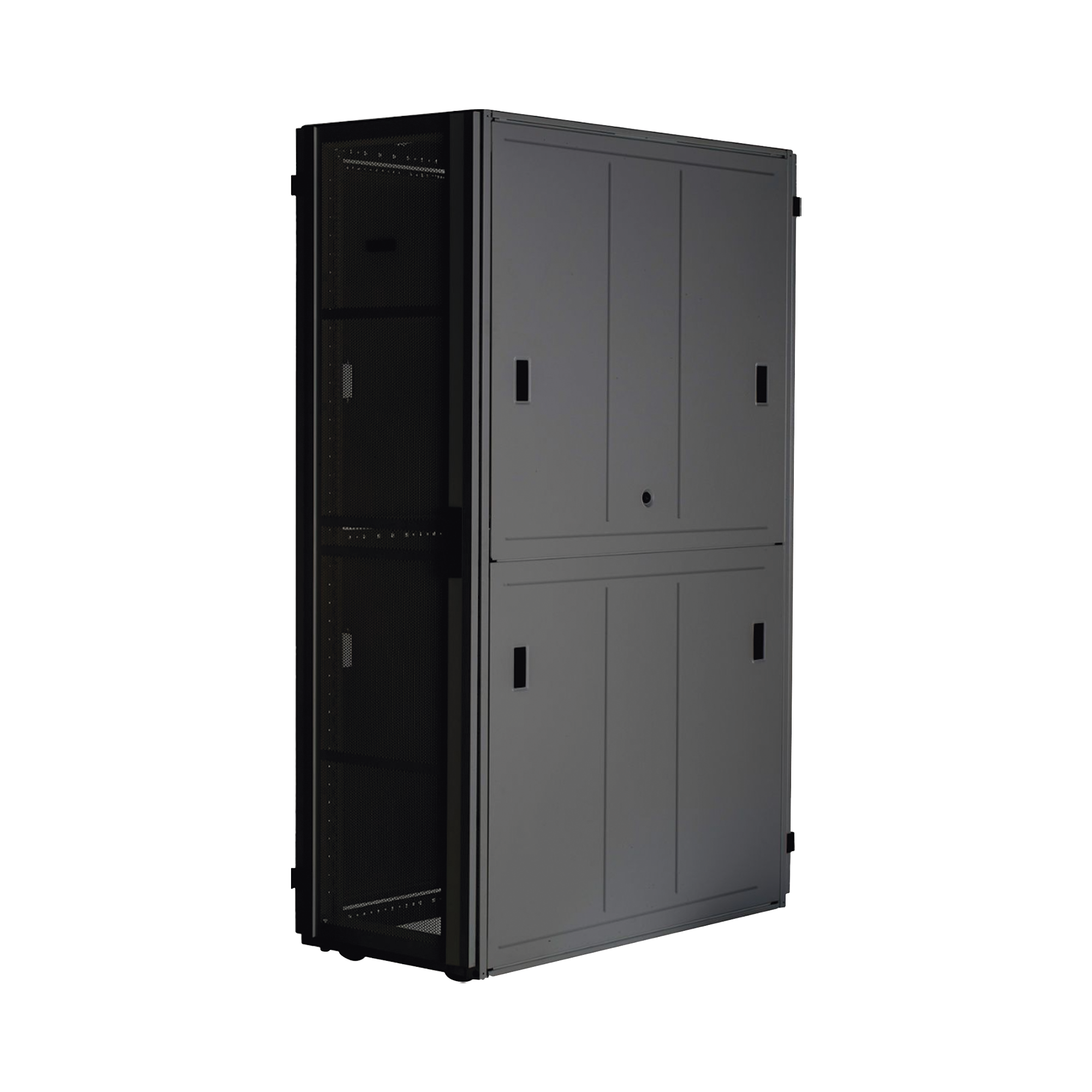 Gabinete FlexFusion™ XGL (Light) para Centros de Datos, 42 UR, 800 mm de Ancho, 1200 mm de Profundidad, Fabricado en Acero, Color Negro