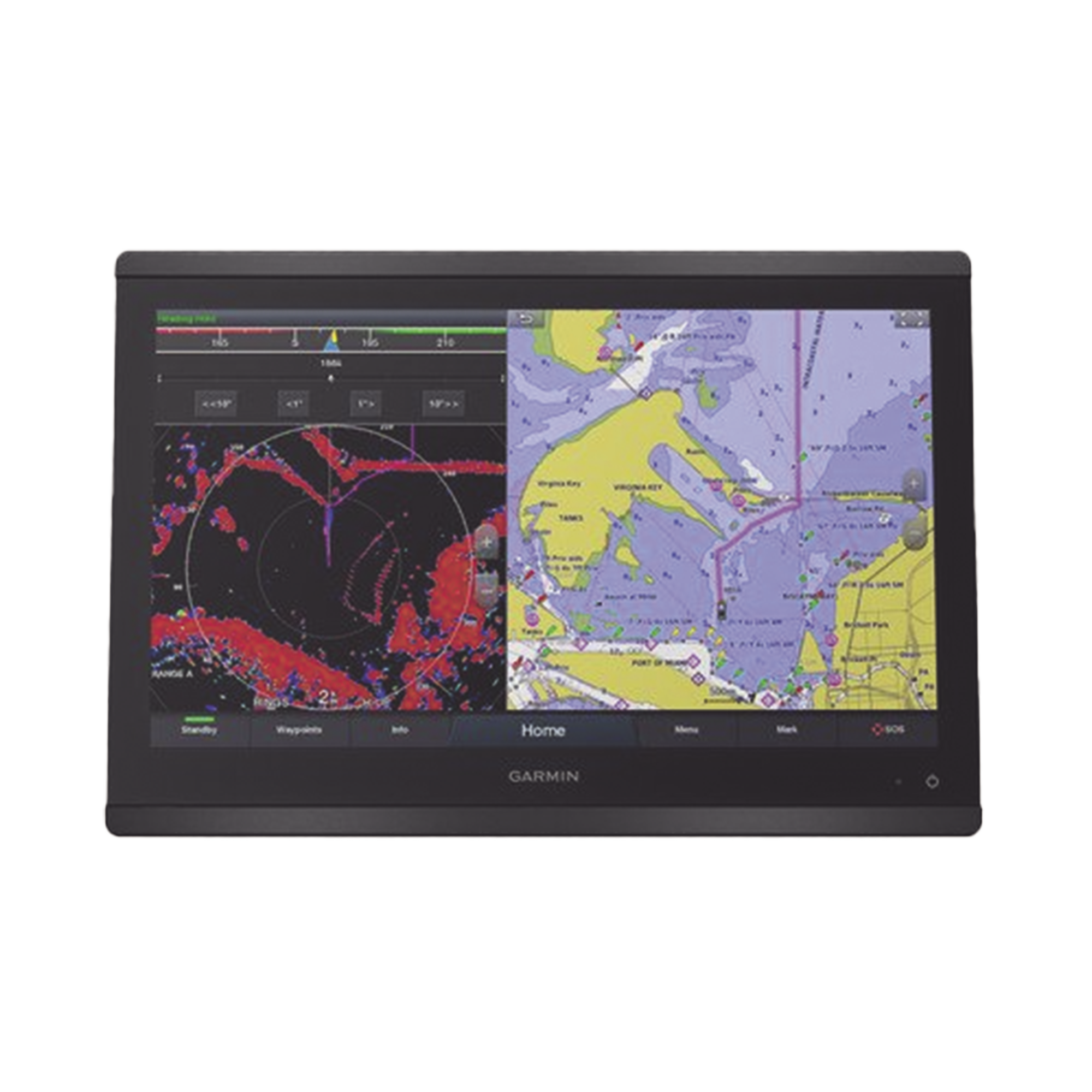 GPSMAP® 8416 con mapa base mundial