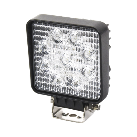 Luz de trabajo ultra brillante, 9 LED, 1500 lumen, 12-24 Vcc