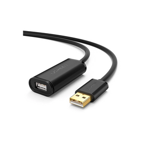 Cable de Extensión Activo USB 2.0 / 5 Metros / Macho-Hembra / Booster individual FE1.1S incorporado / Velocidad de hasta 480 Mbps / Ideal para impresoras, consolas , Webcam, etc.