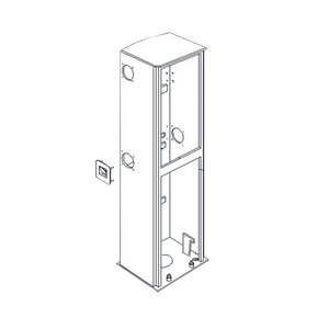 Gabinete para barrera  KX-BG-G4-M y KX-BG-G4-ML