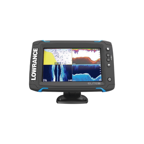Elite-7 Ti Fishfinder / Chartplotter de 7 pulgadas con pantalla LED retroiluminada de alto brillo con tecnología CHIRP, DownScan ™ y StructureScan ™, incorporada. Incluye transducer total scan