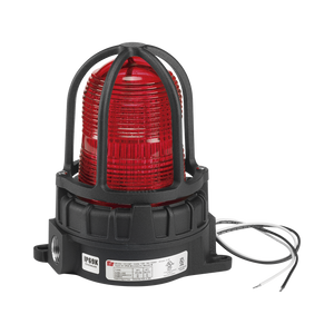 Luz de advertencia LED para ubicaciónes peligrosas, montaje para superficies, 24Vcd, rojo