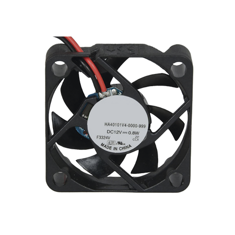 Ventilador Anticondensante Axial de 12Vcd, 40x40x10 mm, 0.8 Watt, 65 mA, flujo de aire de 5.3 CFM, sin escobillas.