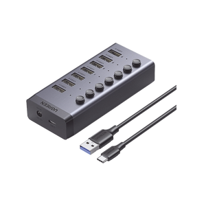 HUB de 1 Puerto USB3.0 a 7 Puertos USB3.0, Velocidad de transferencia hasta 5Gbps