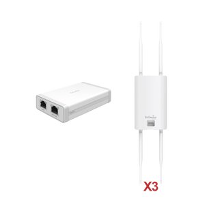 Paquete de 3 Puntos de Acceso Exterior Wi-Fi 5 ENS620EXT + 1 Controlador SKYKEY-1 ¨Sin Costo¨para la Gestión Local o Remota de Hasta 100 Puntos de Acceso EnGenius