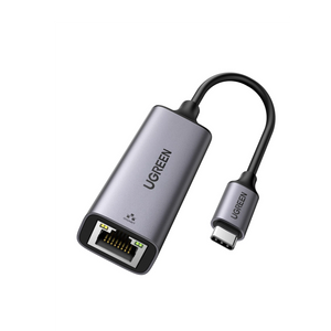 Adaptador de Red USB-C 3.1 (5 Gbps) a RJ45 /Admite 10/100/1000 Mbps y 2.5G / Caja de aluminio / Longitud del cable 10 cm / 1 a 1