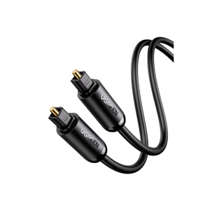 Cable Óptico Toslink (S/PDIF) de Alta Calidad para Audio Digital / 3 Metros / Tapa de Proteccion / Dolby 7.1 Canales / Diseño Durable / Plug & Play / Color Negro