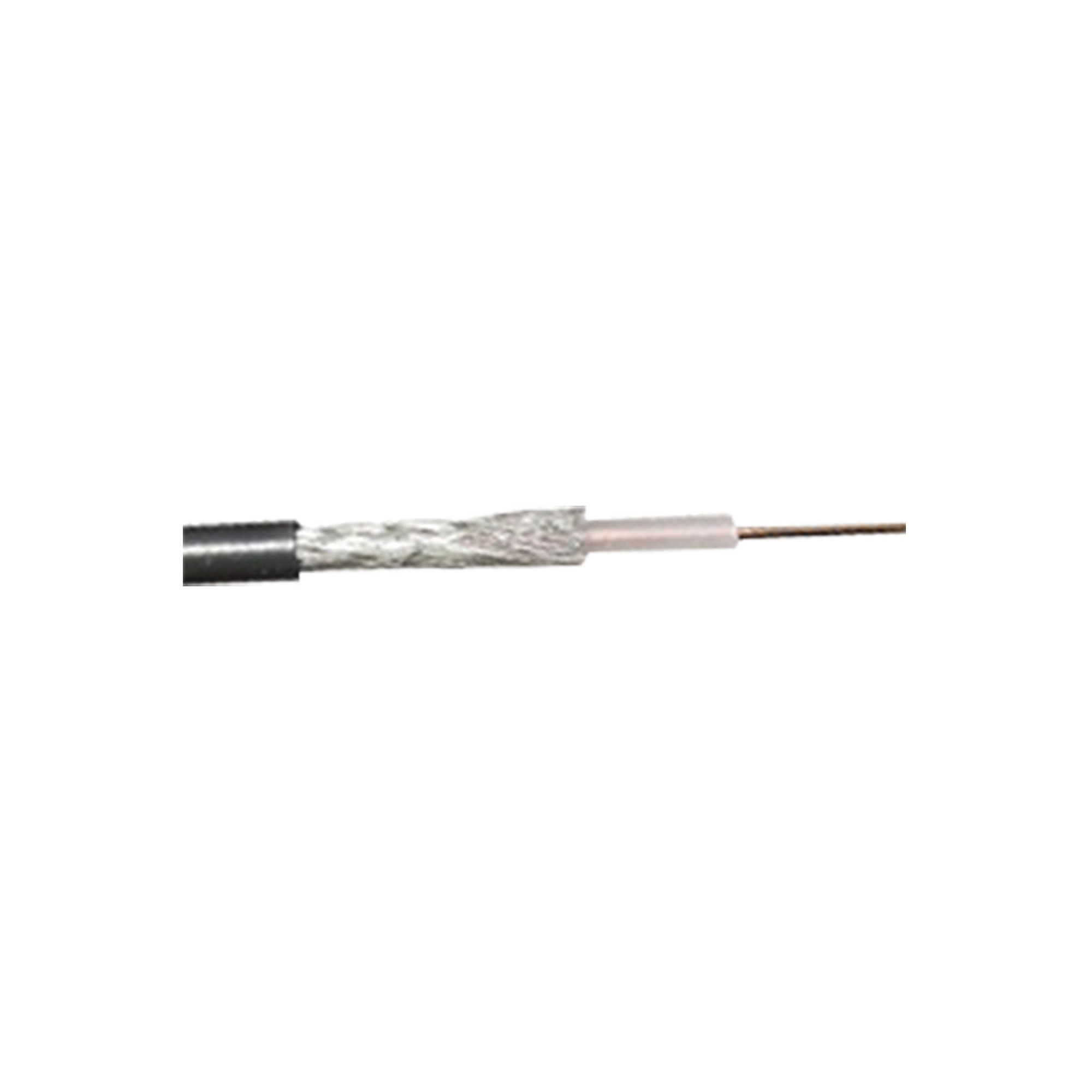 Bobina de cable coaxial de 305 mts Tipo RG-62 / U, 22 AWG sólido .025  de cobre desnudo,  (94% de cobertura), chaqueta Flamarrest®.