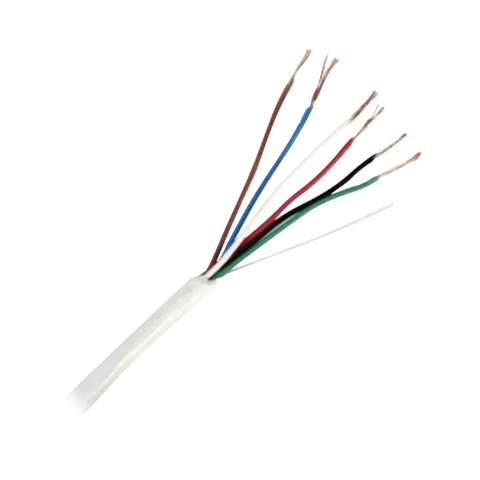 Cable 6 x 18 AWG / 305 Metros / Riser / UL / Color Gris / Hecho en México