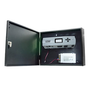 Controlador de Acceso / 4 Puertas / Biometría Integrada / 3,000 Huellas / Compatible con Sistemas de Elevadores (10 Pisos) / Incluye Gabinete y Fuente de Alimentación 12Vcc/5A