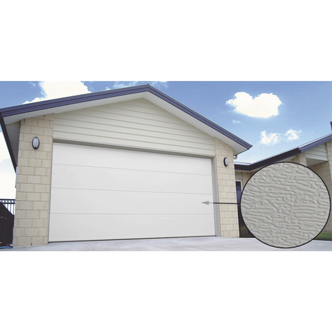 Puerta de Garage PREMIUM, Lisa color blanco 10X8 FT,  AISLADA, Estilo U.S.A.