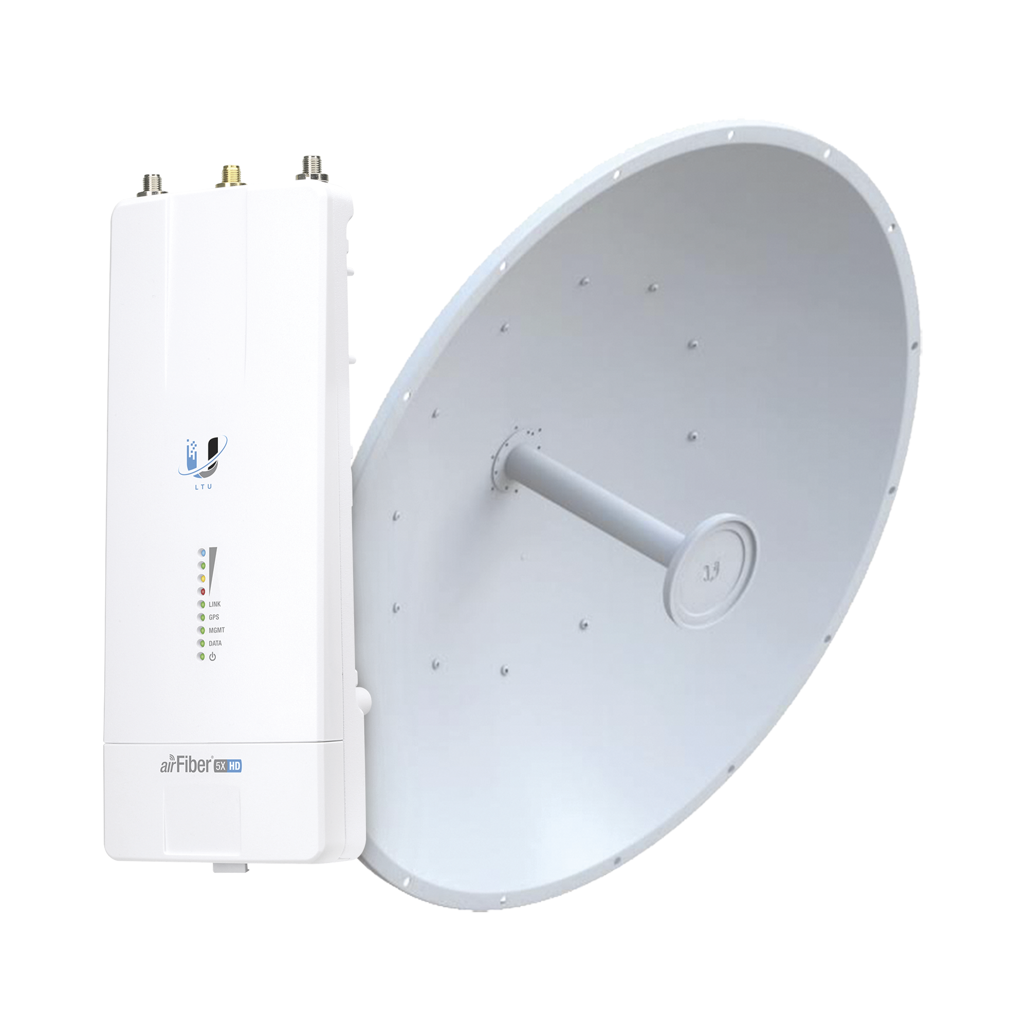 Airfiber Kit AF5X-HD con Antena Fiber 34 dBi Slam-45