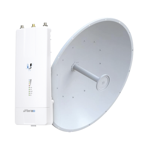 Airfiber Kit AF5X-HD con Antena Fiber 34 dBi Slam-45