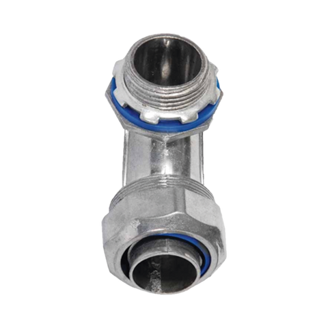 Conector Curvo para tubo tipo Liquidtight de 1/2"  (13 mm). Compatible con ANC-COT12.