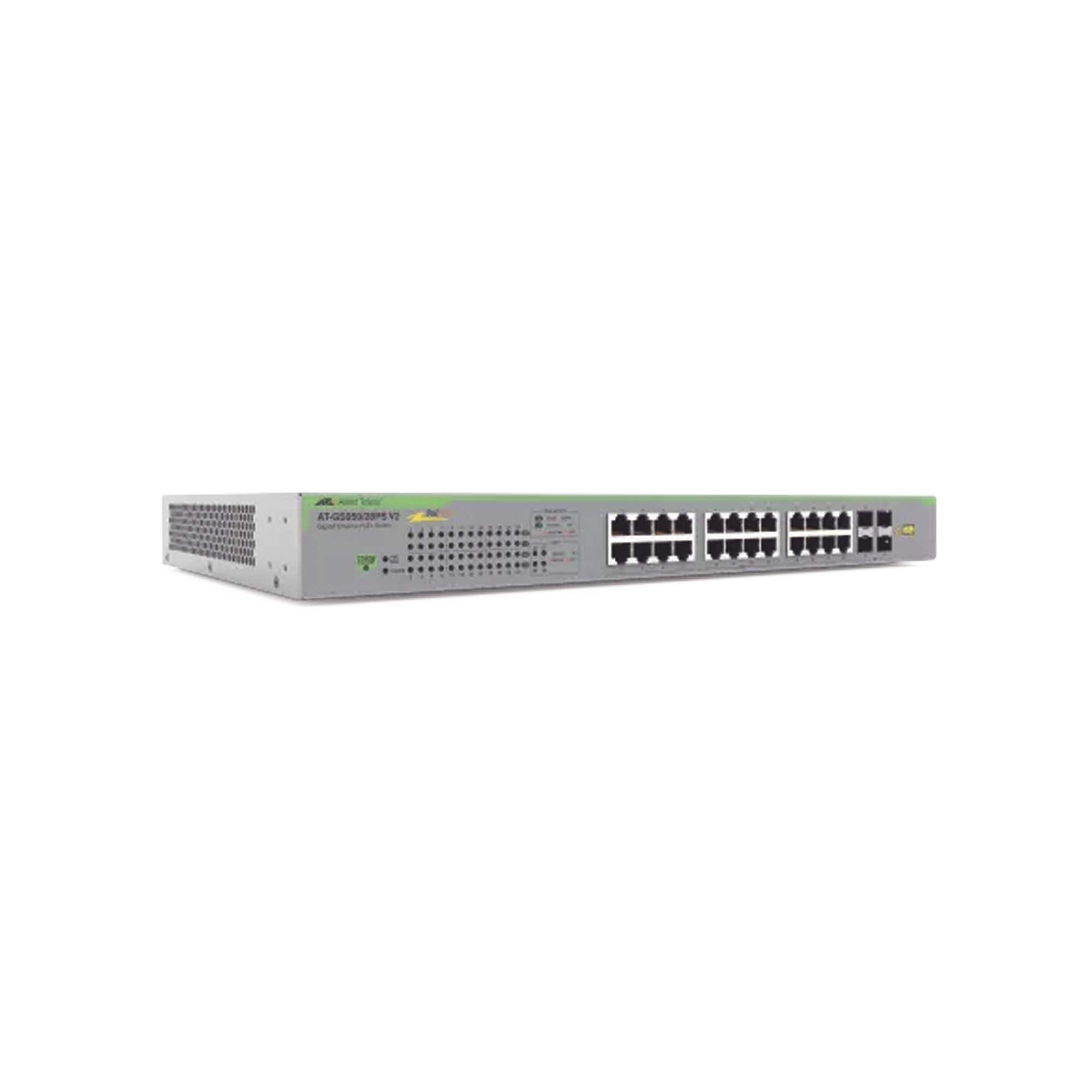 Switch PoE+ Gigabit WebSmart de 24 puertos 10/100/1000 Mbps + 4 puertos SFP Gigabit, 185 W, Version 2