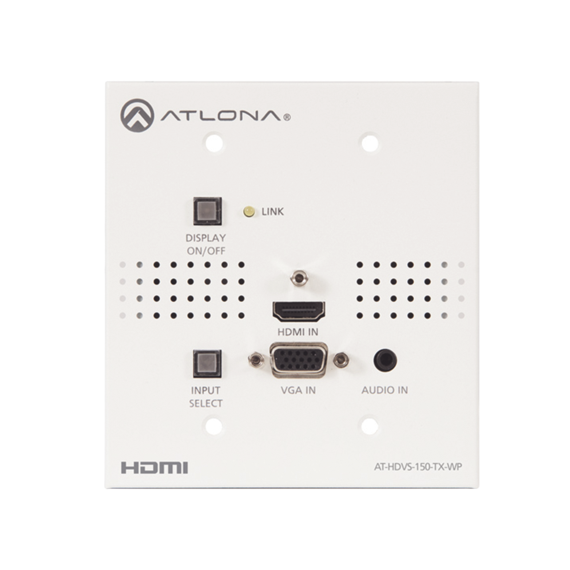 Transmisor HDBaseT de placa de pared para HDMI y VGA