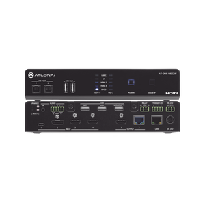 OMEGA 4K/UHD Switch matriz 5×2 con USB y enlace inalámbrico