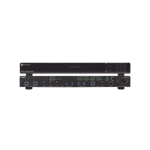 OMEGA Switch Matriz 6x2 de AV Multiformato con Entradas HDMI, HDBaseT, USB-C y Display Port / Salidas HDMI y HDBaseT / Conectividad avanzada para conferencias y colaboración en 4K en un solo dispositivo