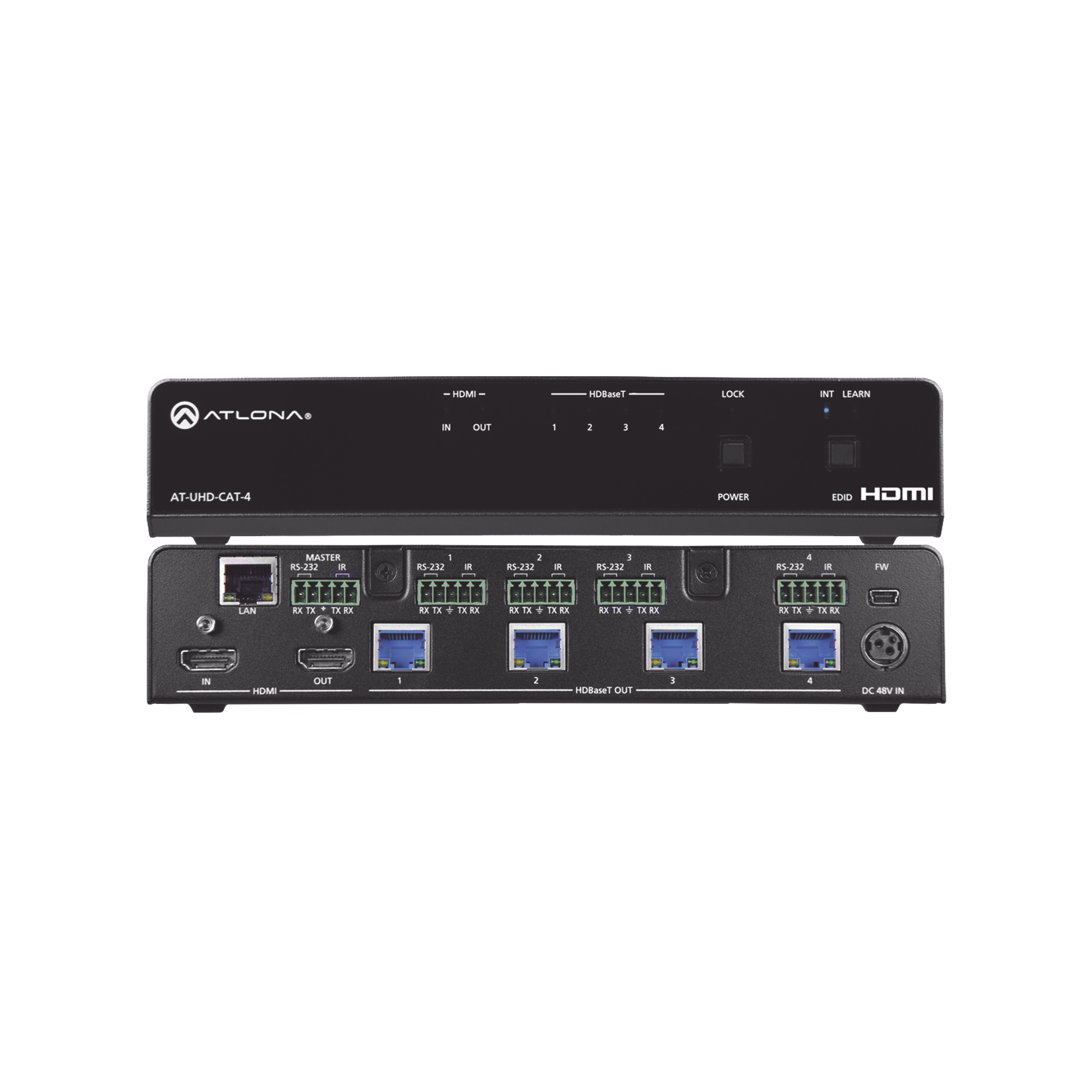 4K/UHD HDBASET HDMI 1 X 4 DISTRIBUTION AMPLIFIER