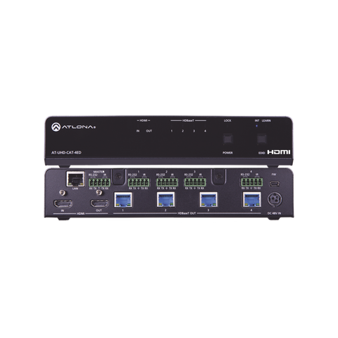 4K/UHD HDBASET HDMI 1 X 4 EXTENDED DISTANCE DISTRIBUTION AMPLIFIER