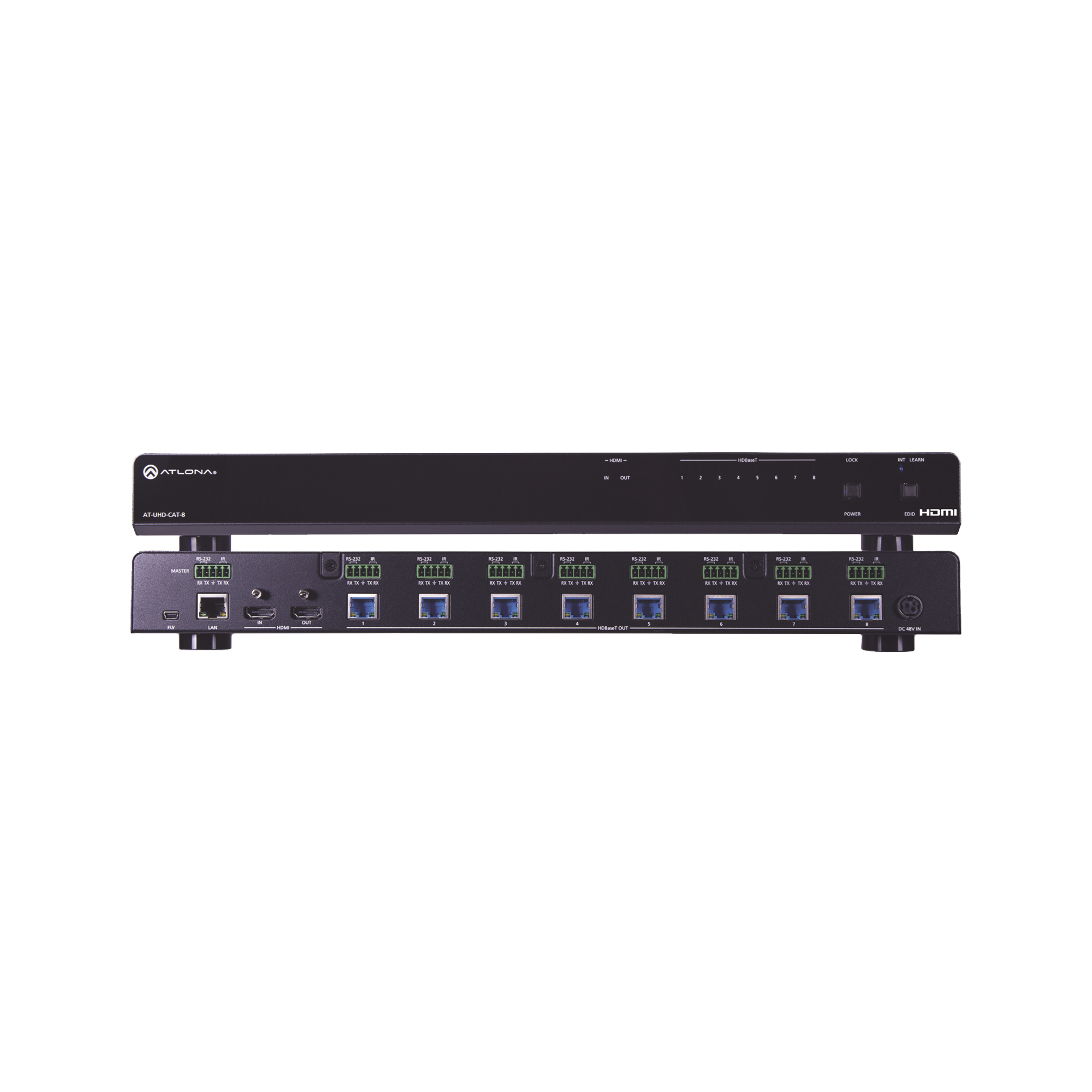 4K/UHD HDBASET HDMI 1 X 8 DISTRIBUTION AMPLIFIER