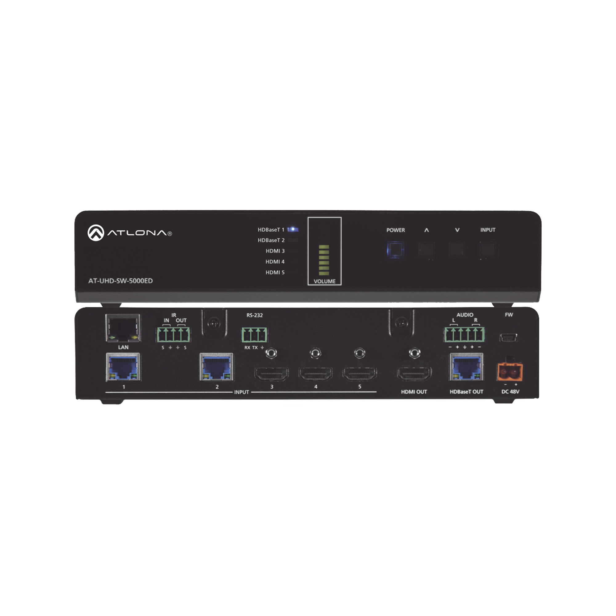 5 X 1 SWITCHER (2 HDBASET + 3 HDMI TO HDBASET/HDMI)