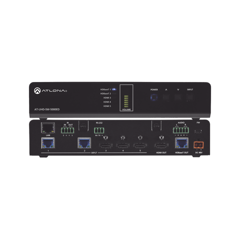 5 X 1 SWITCHER (2 HDBASET + 3 HDMI TO HDBASET/HDMI)