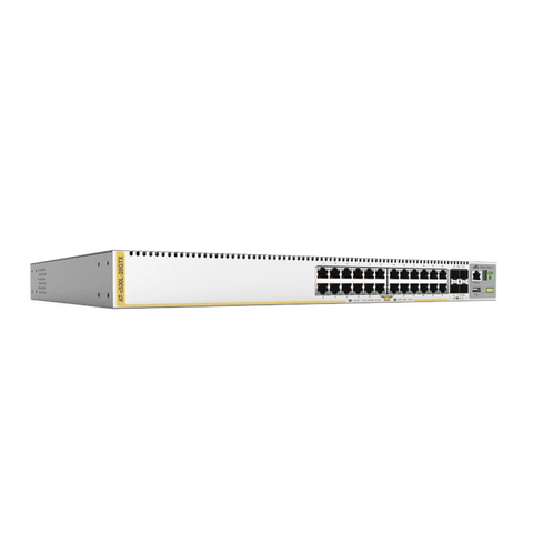 Switch L3 Stackable, 24x 10/100/1000-T, 4x SFP+, Fuente redundante (TAA compliant version)