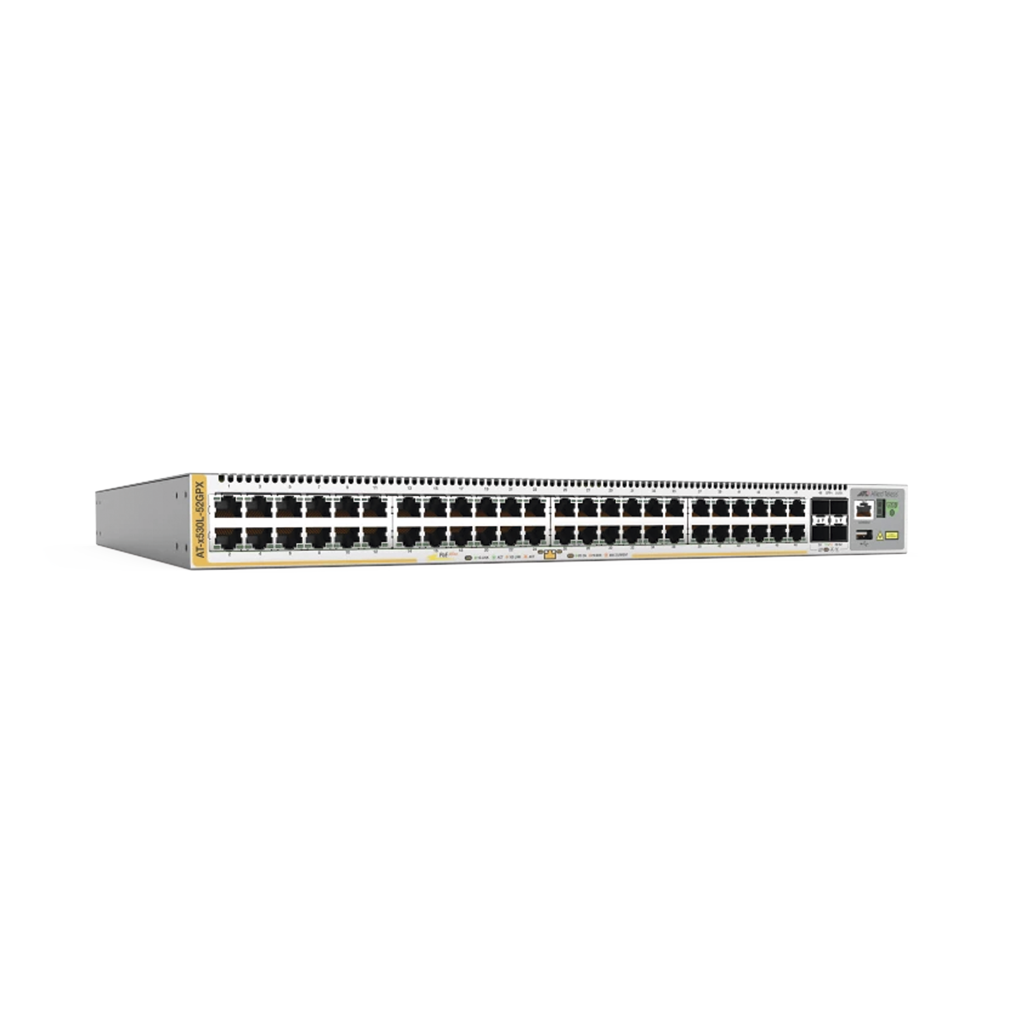 Switch L3 Stackable, 48x 10/100/1000-T PoE+, 4x SFP+, 740W, Fuente Redundante (TAA compliant version)