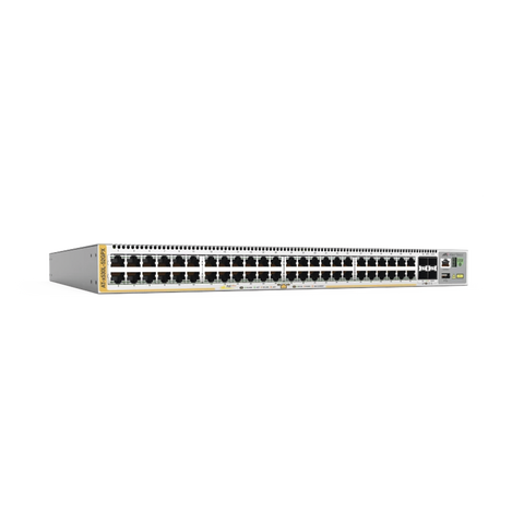 Switch L3 Stackable, 48x 10/100/1000-T PoE+, 4x SFP+, 740W, Fuente Redundante (TAA compliant version)