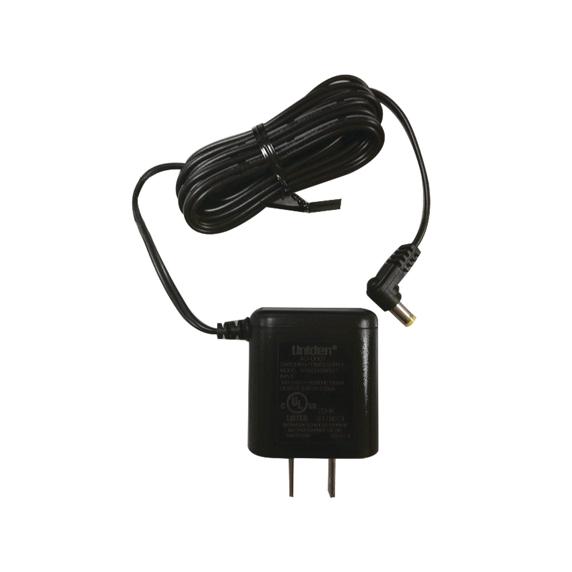 Adaptador de corriente de 9V a 210mAh para cargador del radio Atlantis 150