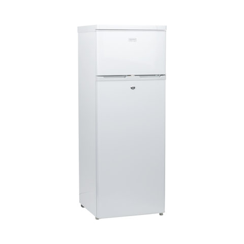 Refrigerador Combinado Solar de 220L (7.7 ft3) - 12/24V, Alta Capacidad, Optimo Para Operación Sin Red Eléctrica, Rendimiento Superior.