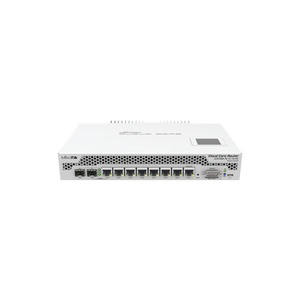 (CCR1009-7G-1C-1S+) Cloud Core Router, CPU 9 Núcleos,7 Puertos Gigabit, 1 Combo TP/SFP, 1 puerto SFP+, 2 GB Memoria