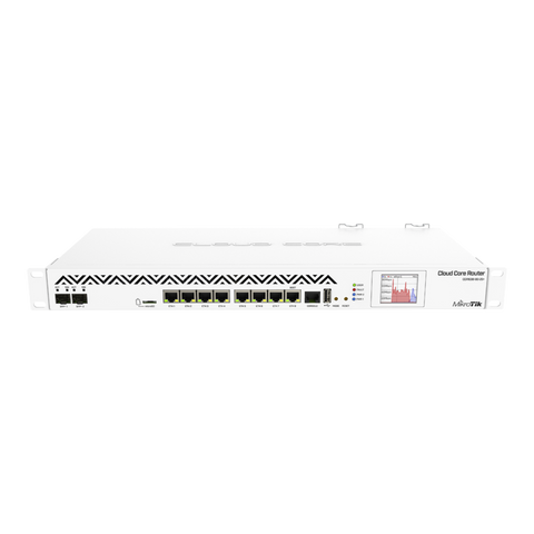 (CCR1036-8G-2S+EM) Cloud Core Router, CPU 36 Nucleos, 8 puertos Gigabit Ethernet, 2 puertos SFP+ y 8 GB Memoria