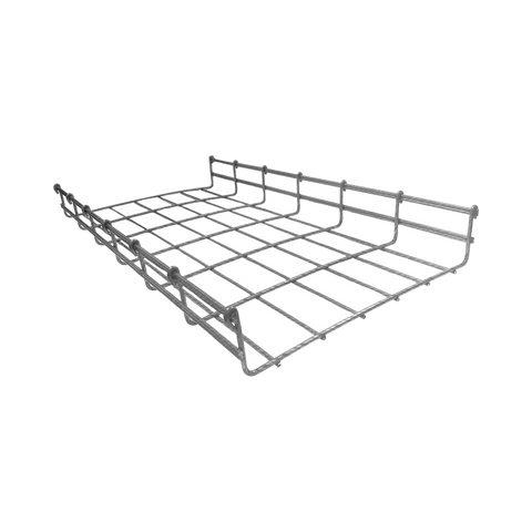 Charola tipo Malla 54/300 mm BIMETÁLICA para Instalación en Exterior o Interior, Extrema Resistencia y Durabilidad. Hasta 258 cables Cat6 (Tramo de 3 metros)