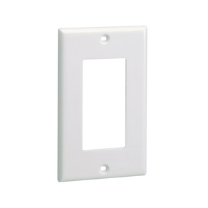 Placa de Pared Frontal Estándar GFCI, Material ABS, Color Blanco