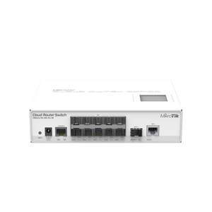 (CRS212-1G-10S-1S+IN) Cloud Router Switch Capa 3, 10 Puertos SFP, 1 SFP+ (Escritorio)