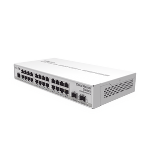 Switch Sistema Operativo Dual 24 Puertos Gigabit Ethernet y 2 Puertos SFP+, Para Escritorio